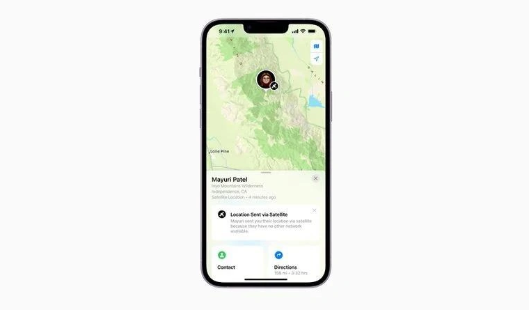 西峰苹果14维修分享iPhone14系列中 FindMy功能通过卫星分享位置方法教程 